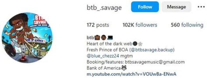 BTB Savage Age, Wiki, Cause Of Death, Girlfriend, Parents, Net Worth