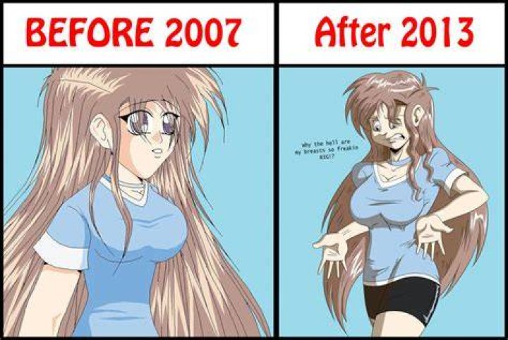 Dem HUGE Breasts_Draw it Again Meme 3 by Natty354 on DeviantArt