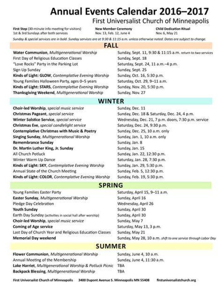 Events + Annual Calendar Jack & Jill of America Inc.