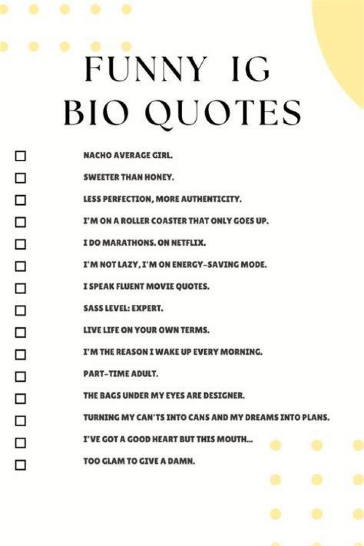 funny quotes for bio