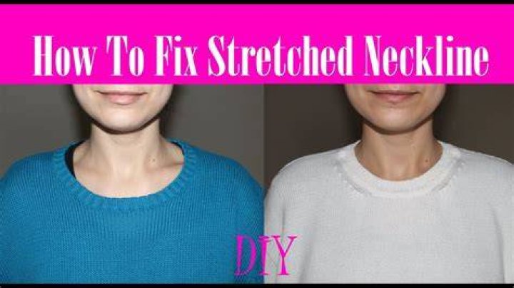How To Fix Stretched Neckline/Collar YouTube