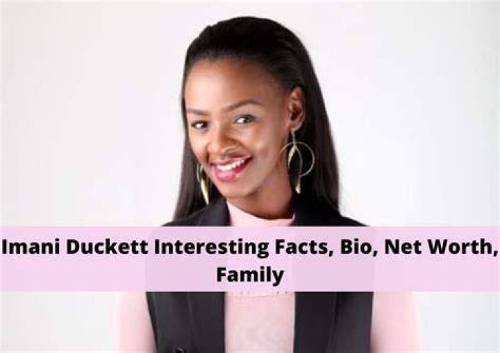 Imani Duckett Interesting facts about Jasmine Guy's daughter