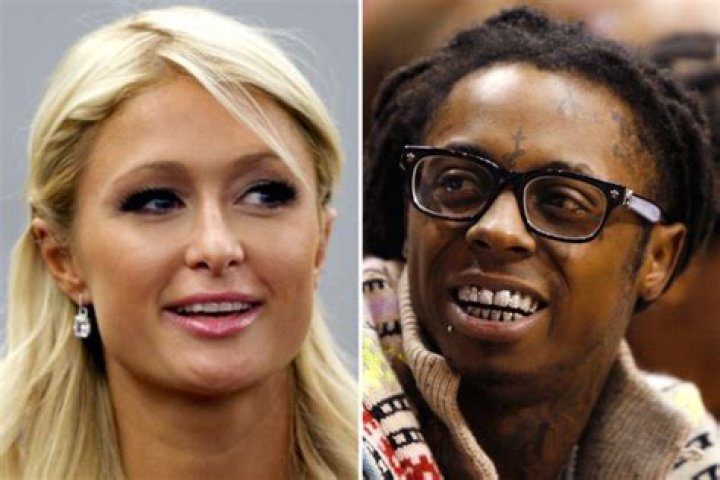 Lil wayne at paris hiltons bday party Rapper Lil Wayne, 32 Birthday