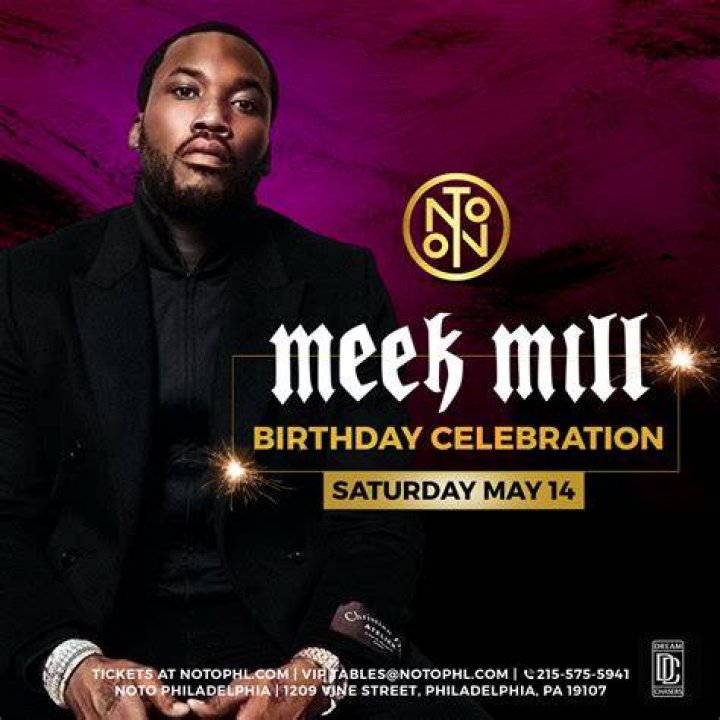 Meek Mill Birthday 2024 (May 6, 2024) Year In Days