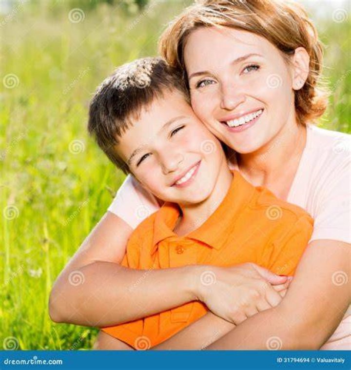 Mother and son stock image. Image of affection, love 13720713