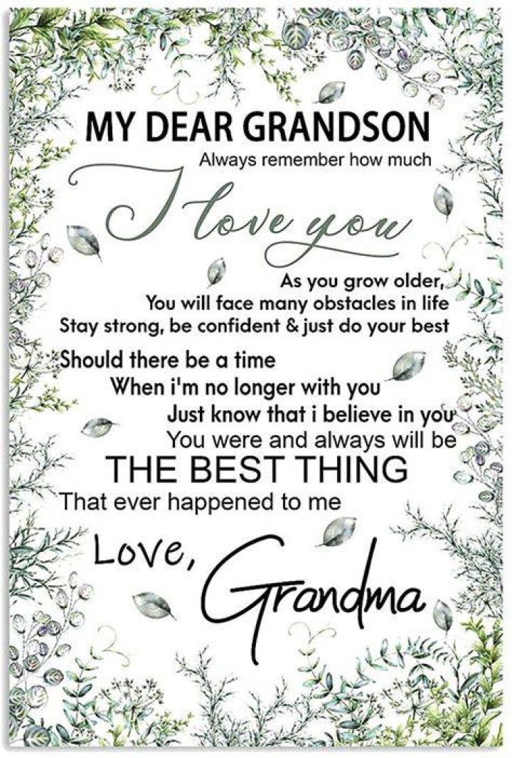 My dear grandson Quotes about grandchildren, Grandma quotes