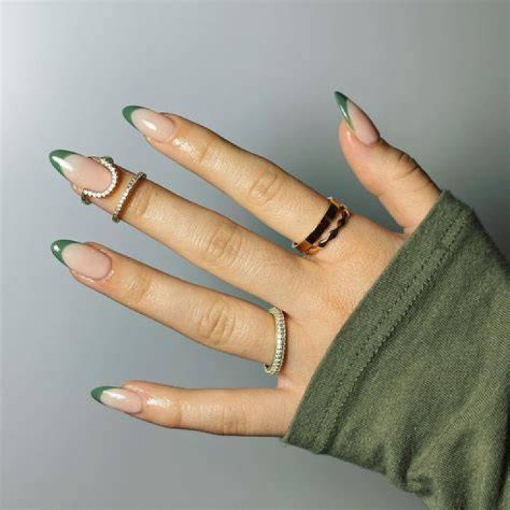 NAILZZBYSTEPH on Instagram &ldquo;olive green + sage green is a LOOK 🌿 these