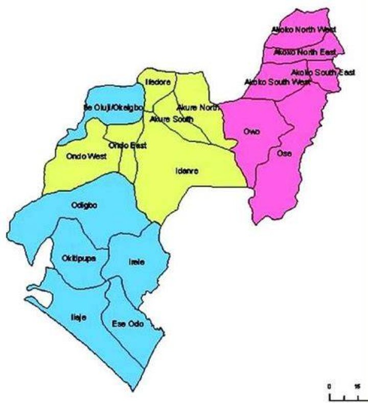 Ondo State Postcode Map Nigeria Zip Codes
