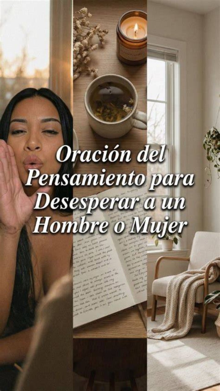 Oraci&oacute;n del Pensamiento para desesperar a un hombre