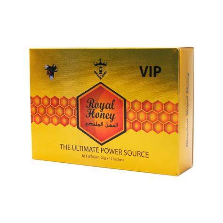 Original “V.I.P” Royal Honey 12 Sachets 20g Royalty Honey USA