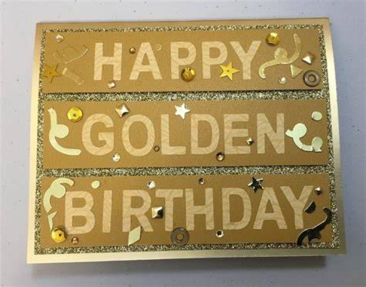 Paper Seedlings HAPPY GOLDEN BIRTHDAY