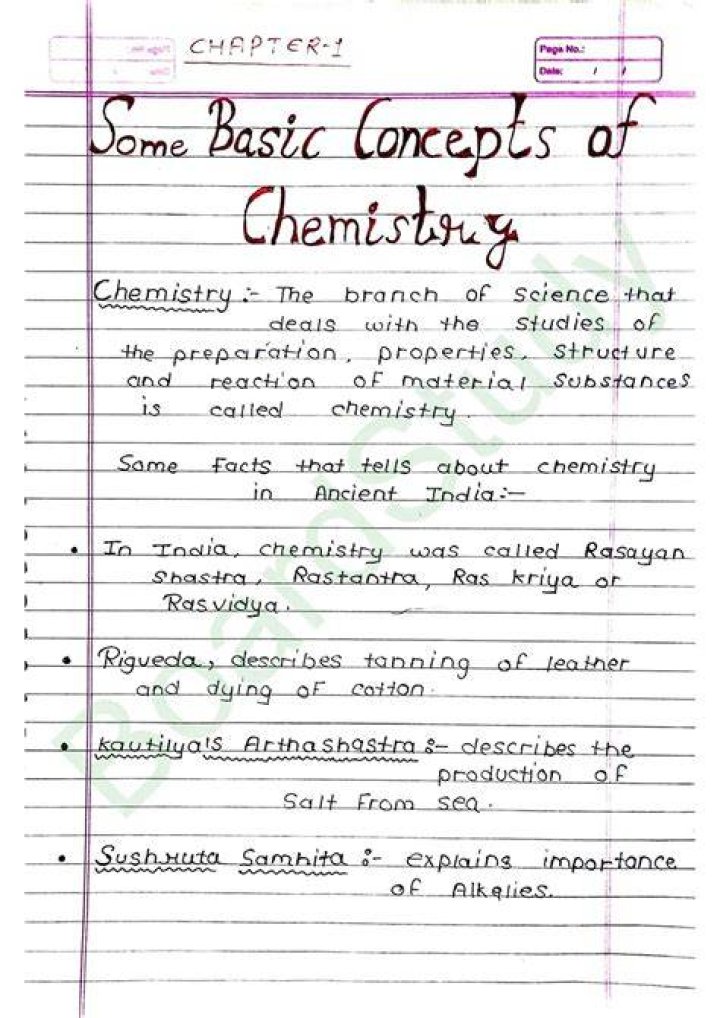 Some basic concept of chemistry Class 11 formula PW 11th Chemistry