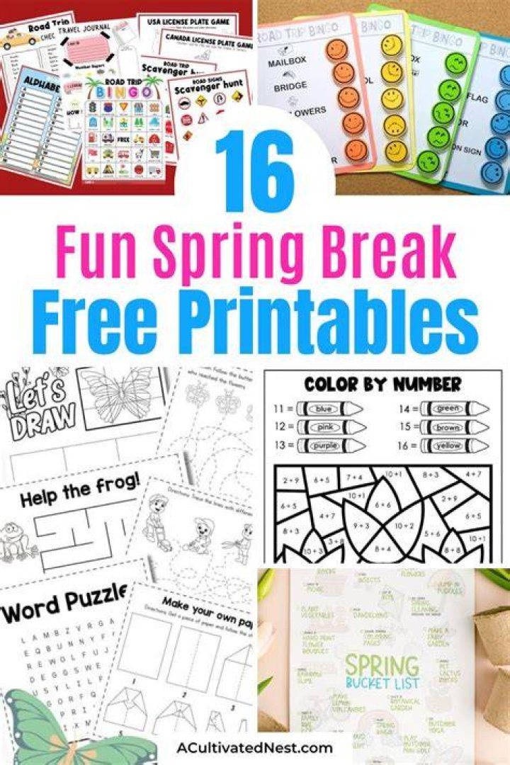 The Printable Princess Spring Break Tips for Teachers