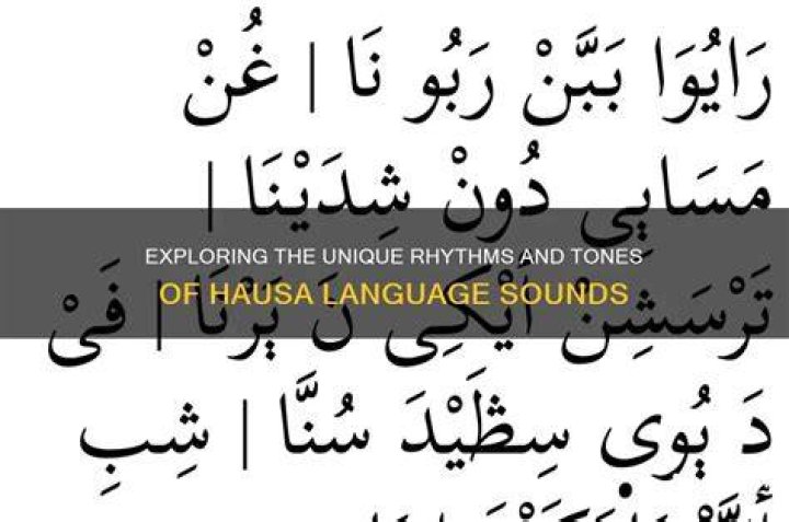 The Sound of the Hausa language (Numbers, Greetings, Phrases & The
