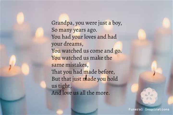 Tributes From Grandchildren To Cherished Grandfathers