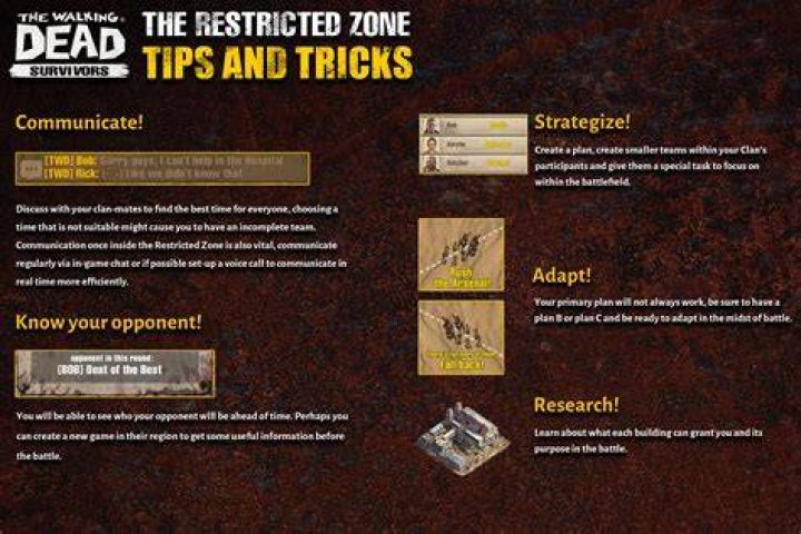 TWD Survivors Restricted Zone. Clan vs Clan (CvC)