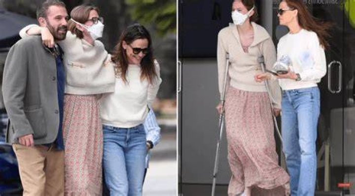 Why Does Violet Affleck Wear a Mask?